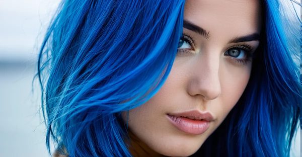 Cheveux bleus : découvrez les meilleures colorations et soins